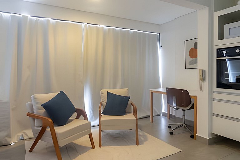 Studio Aconchegante no Melhor do Campo Belo C/Vaga