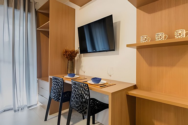 Studio Moderno na Liberdade Próximo do Metrô