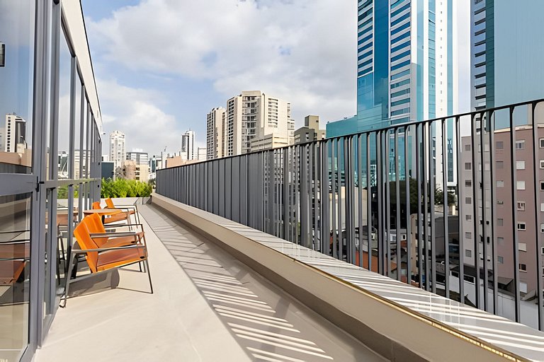Studio Moderno na Liberdade Próximo do Metrô
